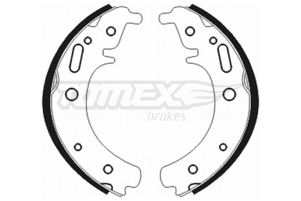 Jeu de mâchoires de frein TOMEX Brakes TX 20-13