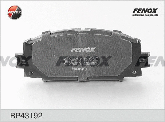Kit de plaquettes de frein, frein à disque FENOX BP43192