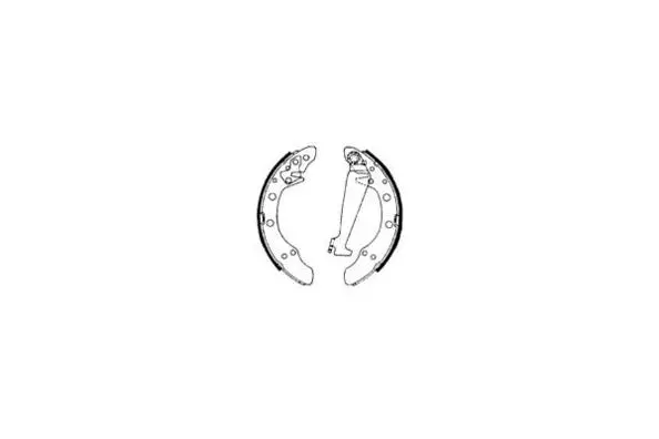 Jeu de mâchoires de frein E.T.F. 09-0488