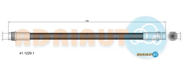 Flexible de frein ADRIAUTO 41.1229.1