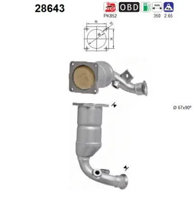 Catalyseur AS 28643