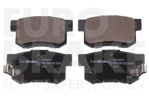 Kit de plaquettes de frein, frein à disque EUROBRAKE 5502222651