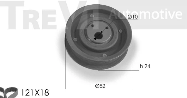 Kit de courroie crantée TREVI AUTOMOTIVE KD1111