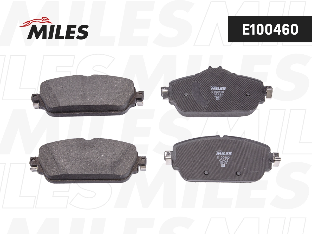 Kit de plaquettes de frein, frein à disque MILES E100460