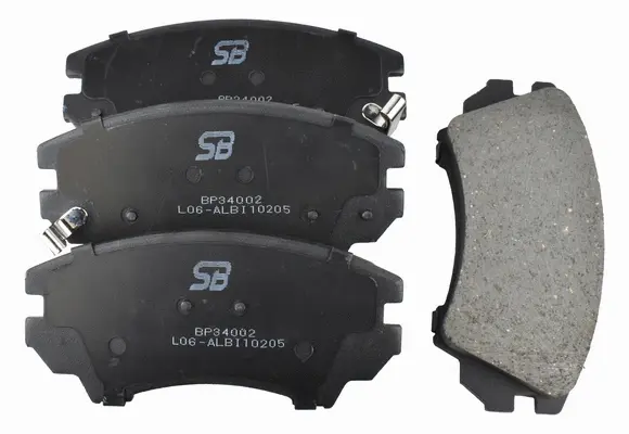 Kit de plaquettes de frein, frein à disque SB BP34002
