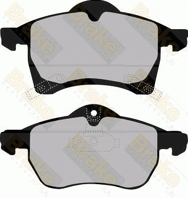 Kit de plaquettes de frein, frein à disque Brake ENGINEERING PA1176