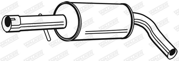 Silencieux central WALKER 22719