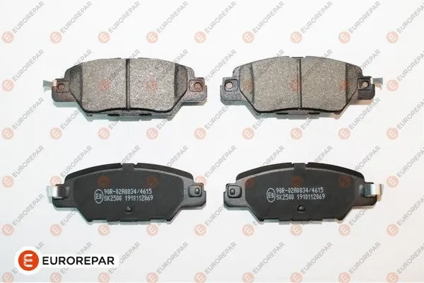 Kit de plaquettes de frein, frein à disque EUROREPAR 1675995980
