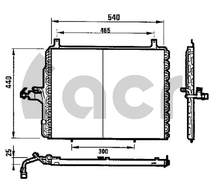 Condenseur, climatisation ACR 300042