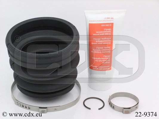 Jeu de joints-soufflets, arbre de commande CDX 22-9374