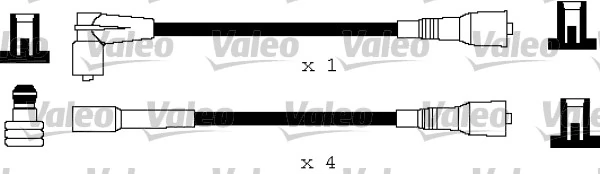 Kit de câbles d'allumage VALEO 346137