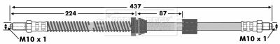 Flexible de frein BORG & BECK BBH6963