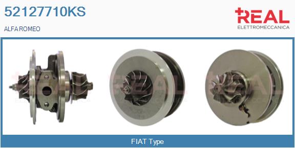 Groupe carter, turbocompresseur REAL 52127710KS