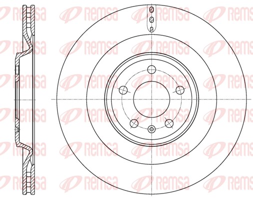 Disque de frein REMSA 61774.10
