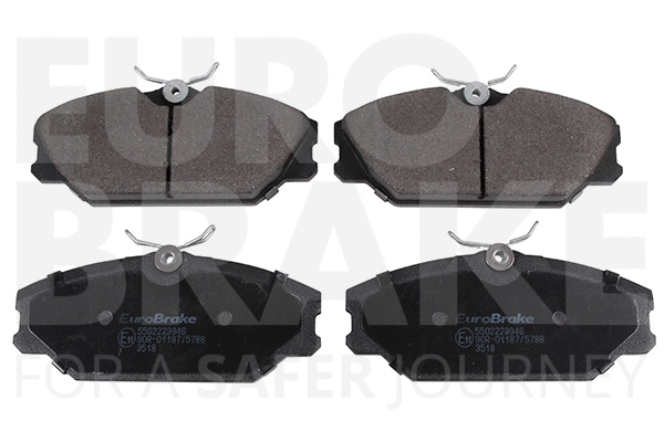 Kit de plaquettes de frein, frein à disque EUROBRAKE 5502223946