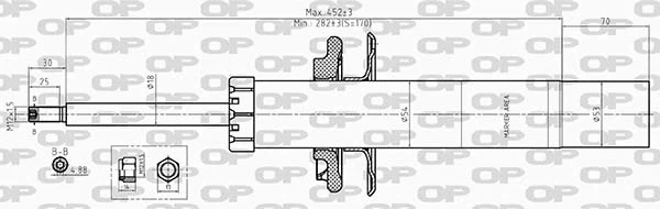 Amortisseur OPEN PARTS SAB8604.31