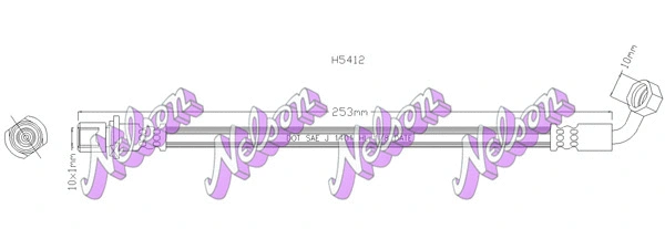 Flexible de frein KAWE H5412