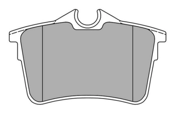 Kit de plaquettes de frein, frein à disque FREMAX FBP-1580