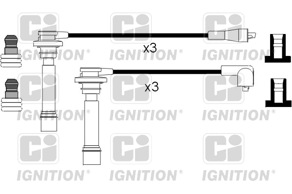 Kit de câbles d'allumage QUINTON HAZELL XC682