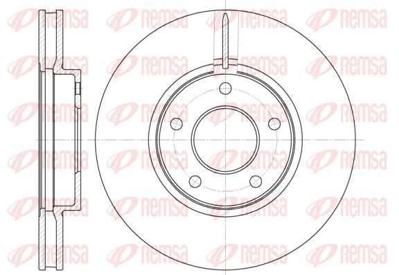 Disque de frein REMSA 61927.10