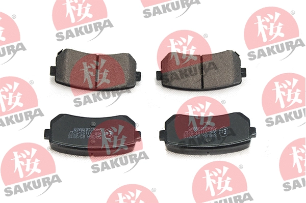 Kit de plaquettes de frein, frein à disque SAKURA 601-03-8805