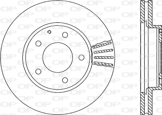 Disque de frein OPEN PARTS BDR1776.20