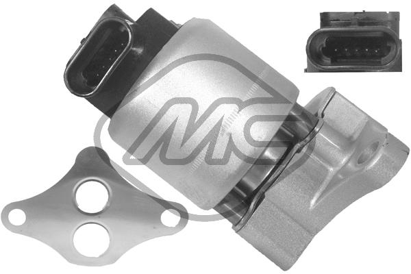 Vanne EGR, commande des gaz d'échappement Metalcaucho 93003