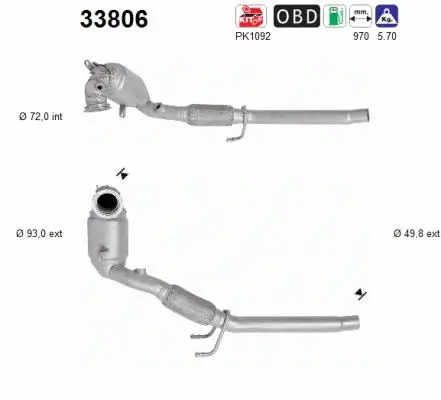 Catalyseur AS 33806