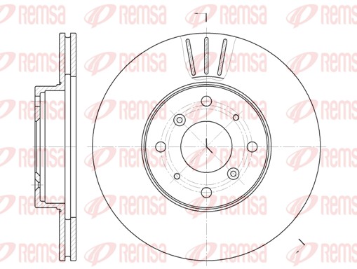 Disque de frein REMSA 6322.10