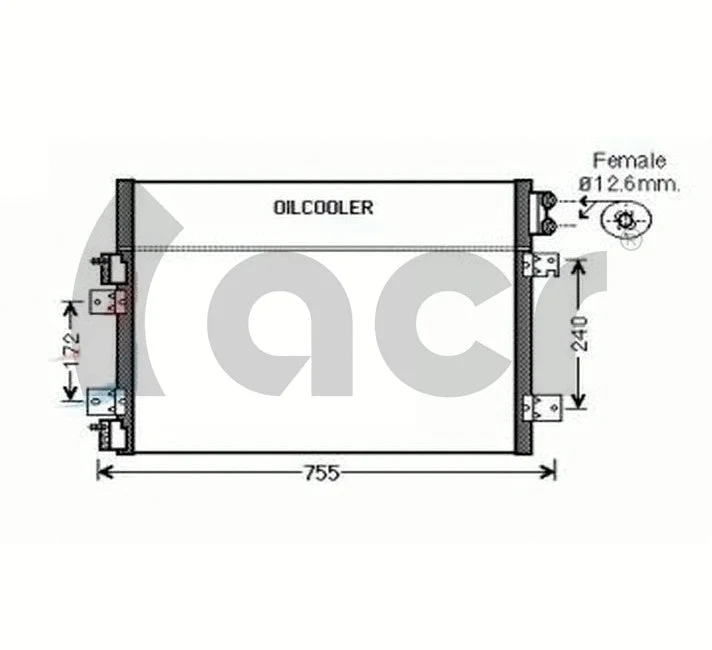 Condenseur, climatisation ACR 300672