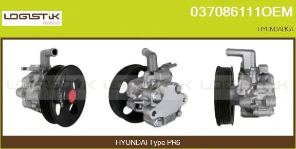 Pompe hydraulique, direction LGK 037086111OEM