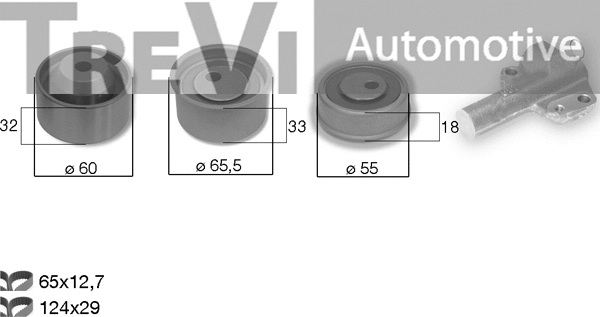 Kit de courroie crantée TREVI AUTOMOTIVE KD1514