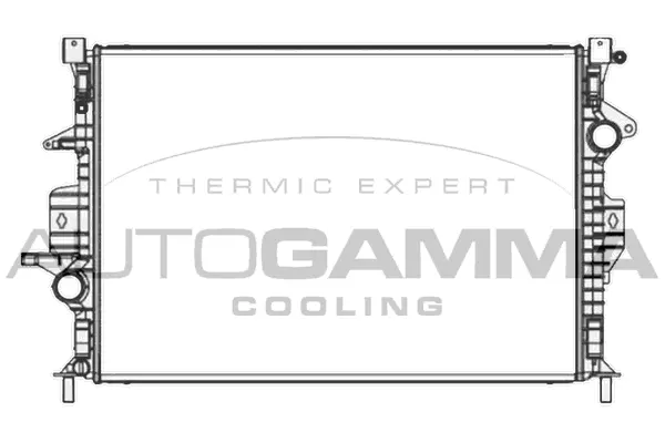Radiateur, refroidissement du moteur AUTOGAMMA 107820
