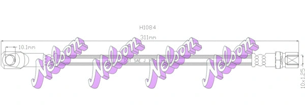 Flexible de frein KAWE H1084