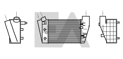 Refroidisseur d'air de suralimentation EACLIMA 36A02037