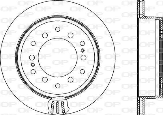 Disque de frein OPEN PARTS BDR2136.20
