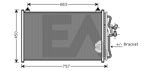 Condenseur, climatisation EACLIMA 30C22041