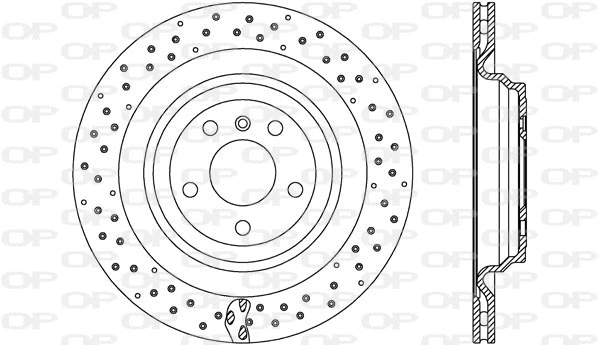 Disque de frein OPEN PARTS BDR2776.20