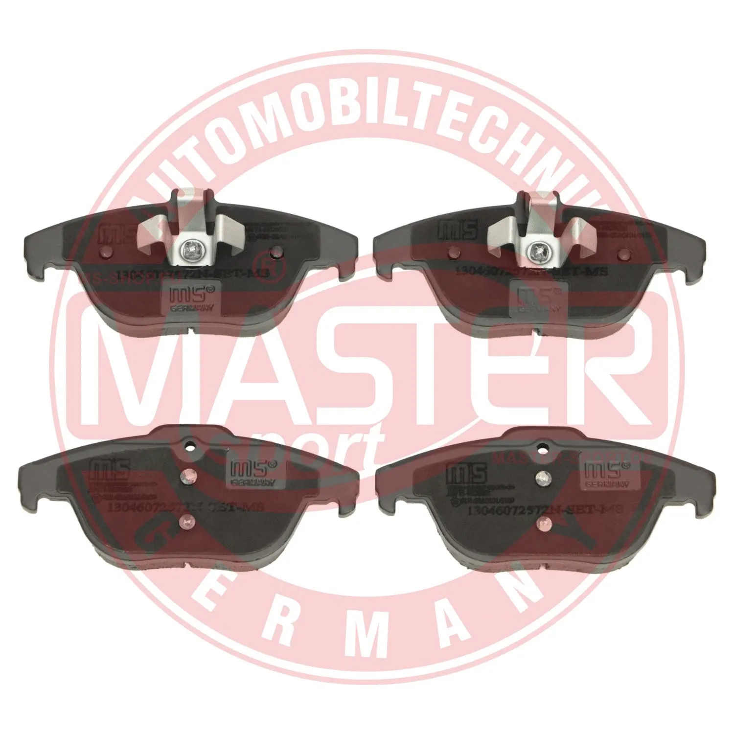 Kit de plaquettes de frein, frein à disque MASTER-SPORT GERMANY 13046072572N-SET-MS