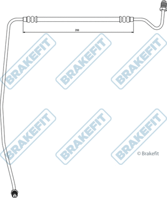 Flexible de frein APEC BHO4329