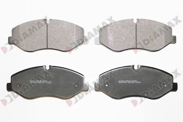 Kit de plaquettes de frein, frein à disque DIAMAX N09831
