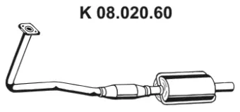 Catalyseur EBERSPÄCHER 08.020.60