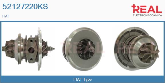 Groupe carter, turbocompresseur REAL 52127220KS