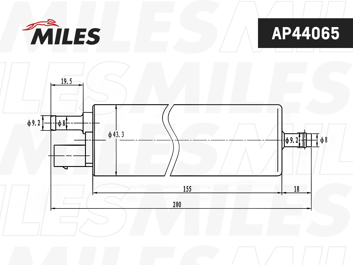 Pompe à carburant MILES AP44065