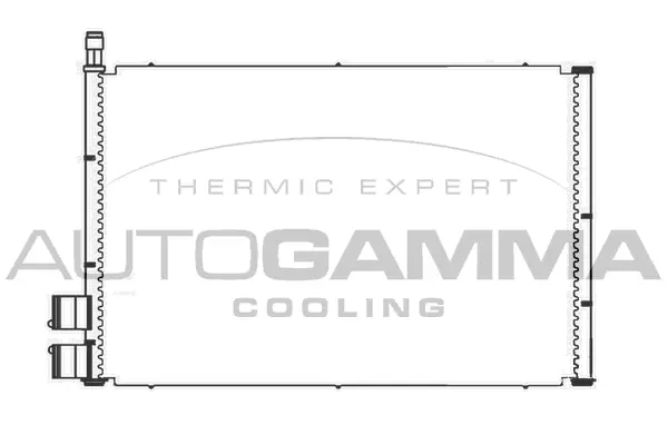 Condenseur, climatisation AUTOGAMMA 105555