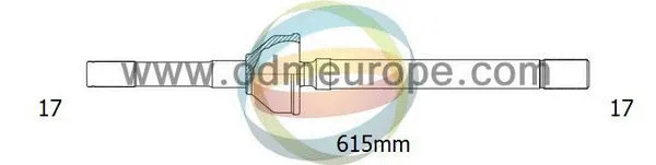 Arbre de transmission 4X4 ESTANFI EST-18-263010