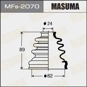 Jeu de joints-soufflets, arbre de commande MASUMA MFs-2070