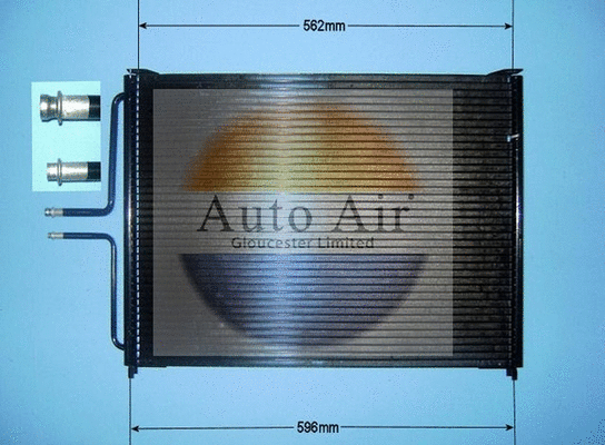 Condenseur, climatisation AUTO AIR GLOUCESTER 16-1278