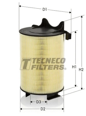 Filtre à air TECNECO FILTERS AR9800