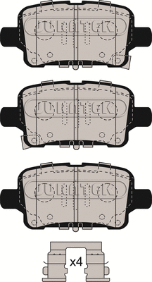 Kit de plaquettes de frein, frein à disque JURATEK JCP8160